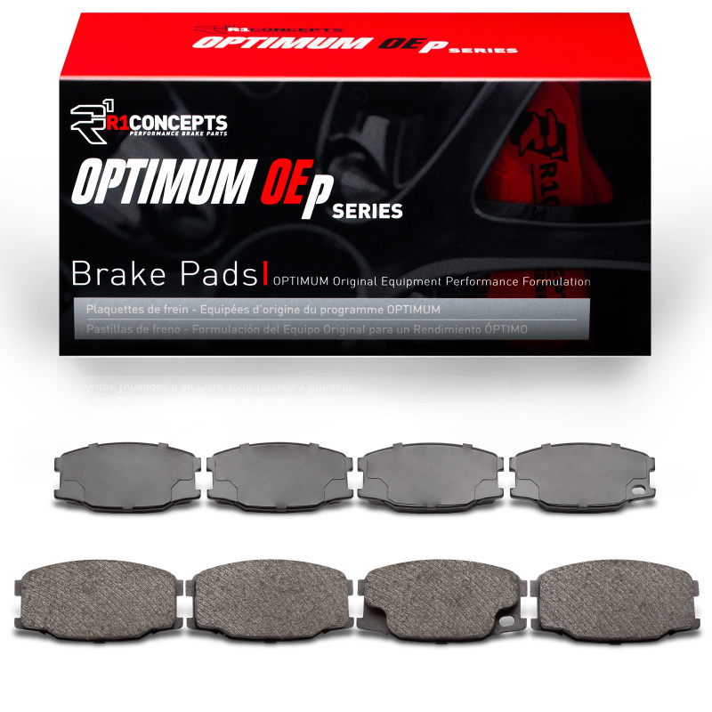 Mitsubishi Fuso Brake Pads - Rear - R1 Concepts - Optimum OE - `95-`04